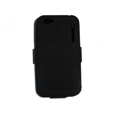 ALCATEL 995 Clip Combo 3 en 1 Holster + Mica + Paño Limpiador